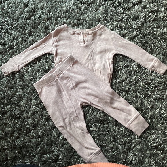 Lot of 5 18-24 month Girls baby Gap 100% cotton pajamas (1 glow-in-the-dark) - Picture 4 of 14